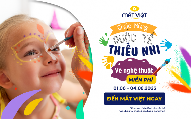 HAPPY CHILDREN’S DAY – FREE ART FACE PAINTING