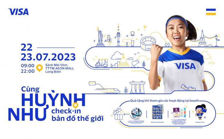 TOGETHER WITH HUYNH NHU CHECK-IN THE WORLD MAP WITH VISA