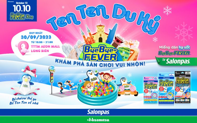 BYEBYE-FEVER DAY October 10, 2023 IS HERE, LET’S TRAVEL WITH TEN TEN!