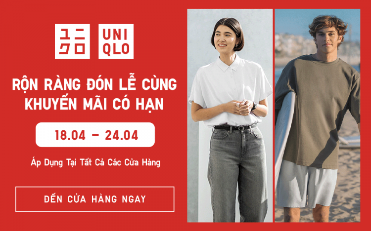 ENJOY LIMITED PROMOTION – CELEBRATE THE HOLIDAY WITH UNIQLO FROM 18.04 – 24.04
