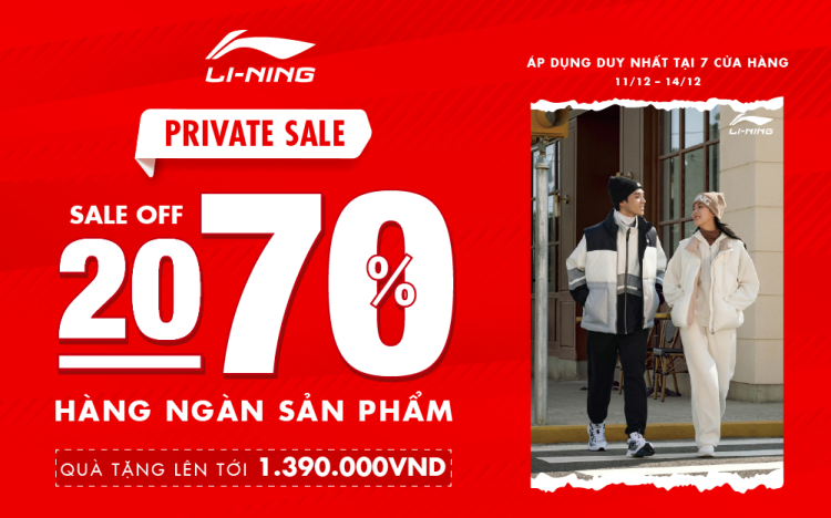 LI-NING PRIVATE SALE | UP TO 70% OFF THOUSANDS OF ITEMS 🎉