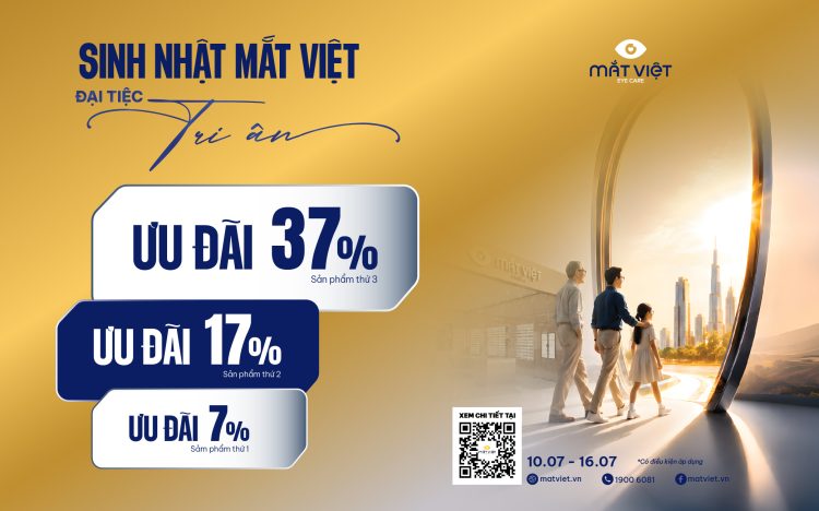 A JOURNEY OF APPRECIATION MARKING 37 YEARS – ENJOY UP TO 37% OFF AT MẮT VIỆT!