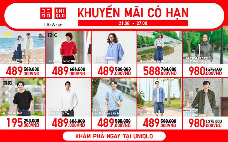 🔥HOT: HOLIDAY SUPER SALE AT UNIQLO AEON MALL Long Bien🔥  