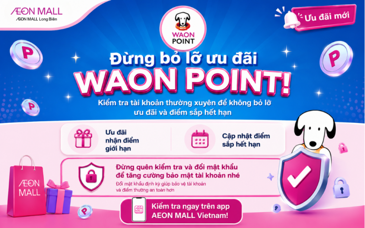 🔐 PROTECT YOUR ACCOUNT – EARN POINTS WITH PEACE OF MIND, ENJOY EVERY WAON POINT BENEFIT