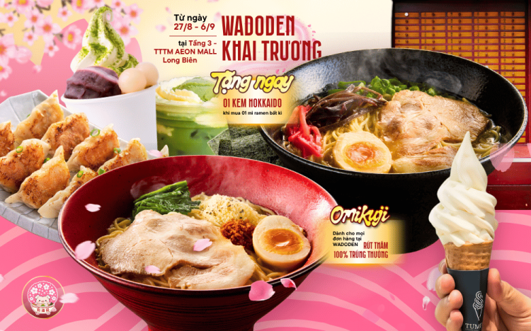 🌸 [GRAND OPENING] BUY 1 RAMEN GET 1 FREE HOKKAIDO ICE CREAM