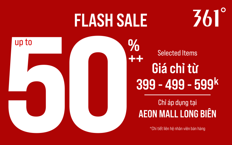 FLASH SALE – HOT DEALS FOR THE NEW SEASON